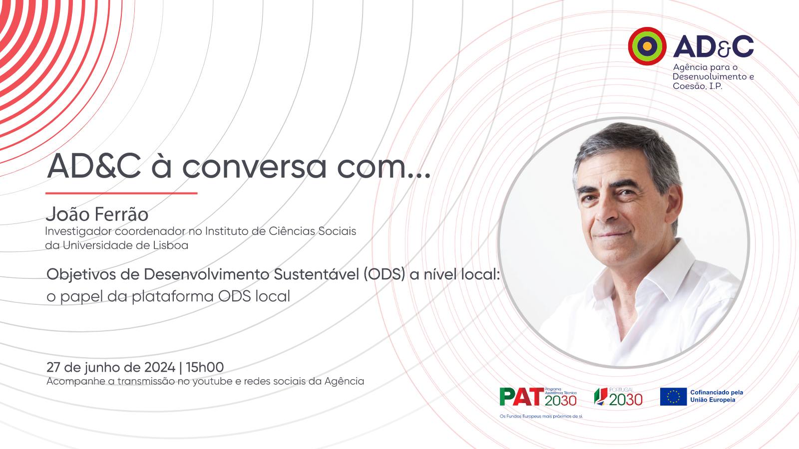 Webinar "À conversa com..." João Ferrão