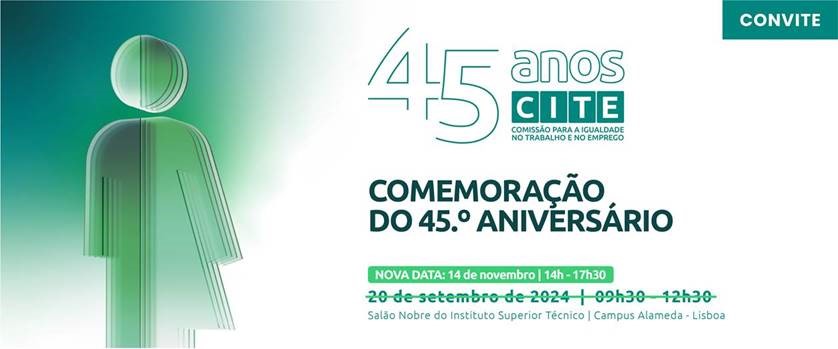 imagem gráfica 45.º aniversário CITE