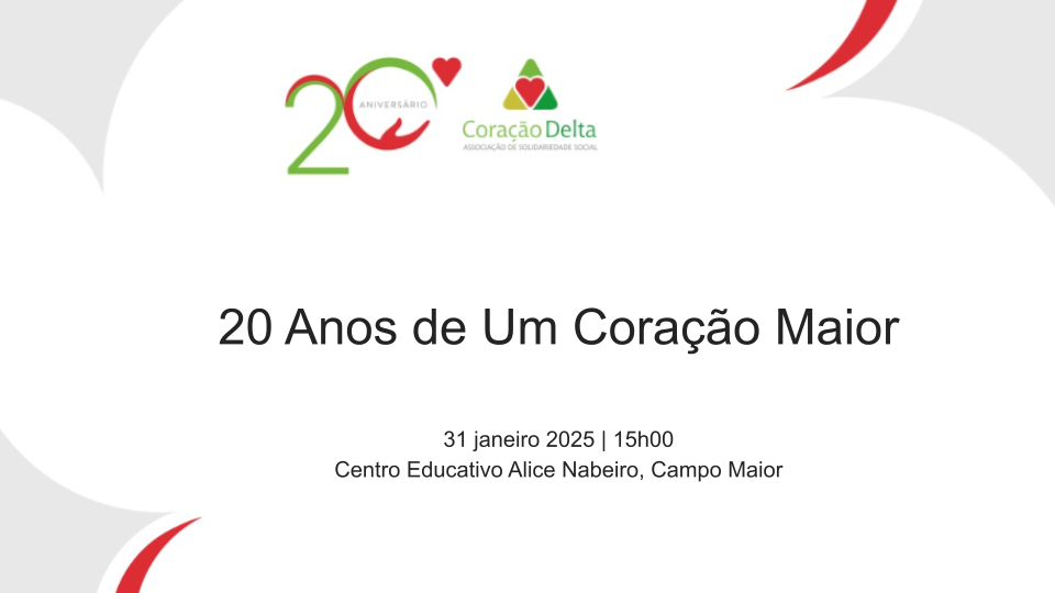 20 anos de Um coração Maior