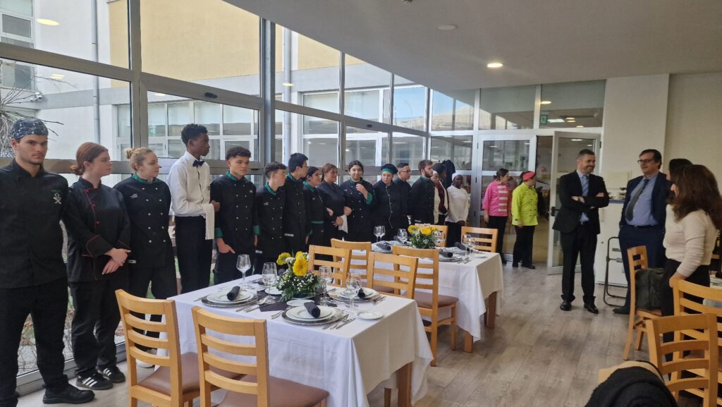 Visita ao restaurante pedagógico da Escola Profissional do Fundão