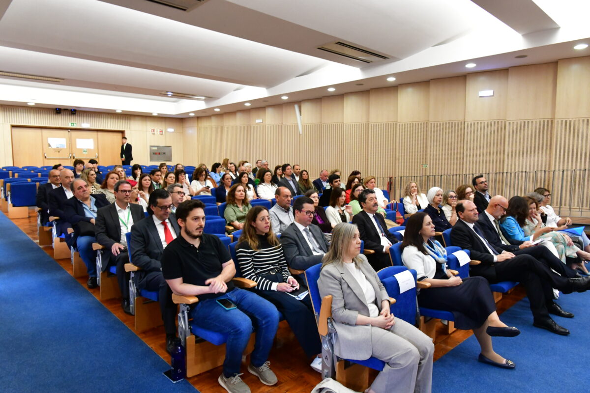 Domingos Lopes, Presidente do IEFP, a falar durante o evento “Construir o Futuro: Fundos Europeus em Ação”