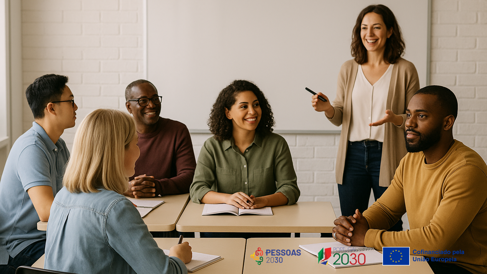 grupo recebe formação em sala