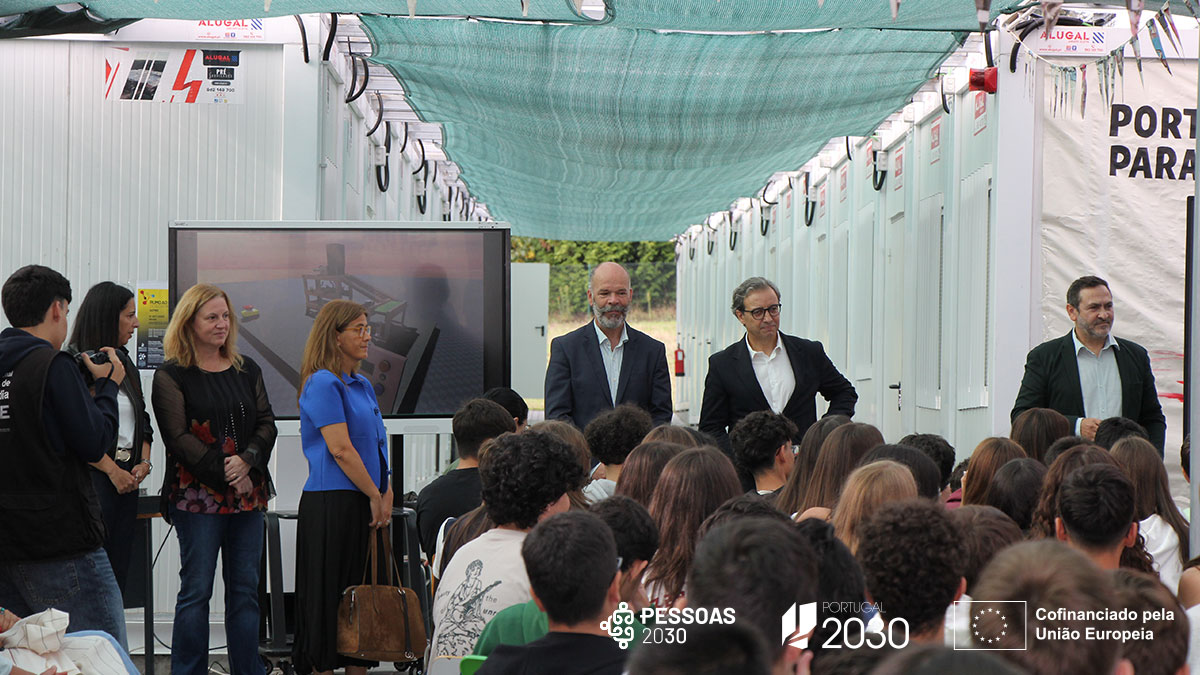 Evento de Abertura do Ano Letivo 2025/2026 no Agrupamento de Escolas Padre Benjamim Salgado contou com a presença do PESSOAS 2030
