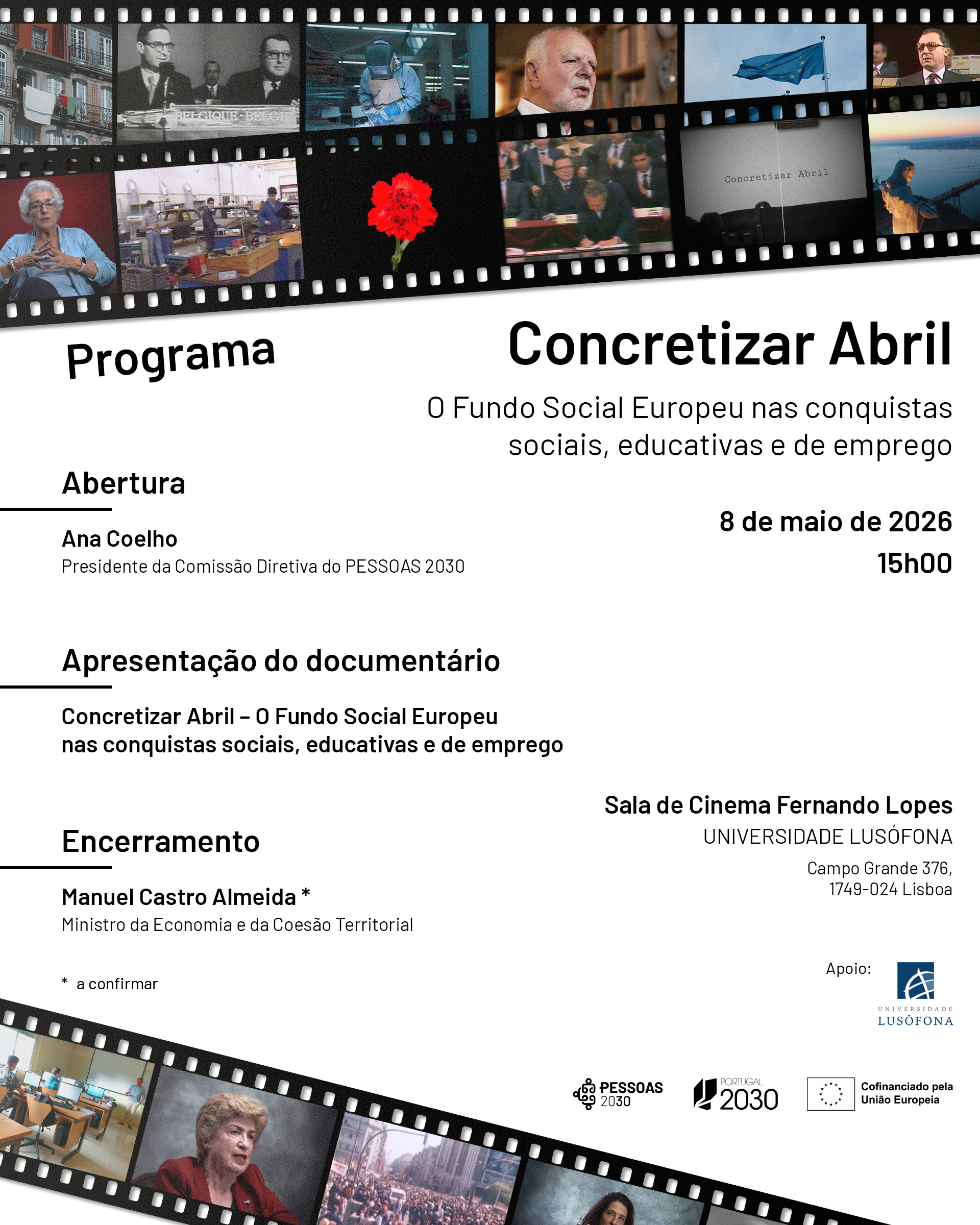 Programa do evento