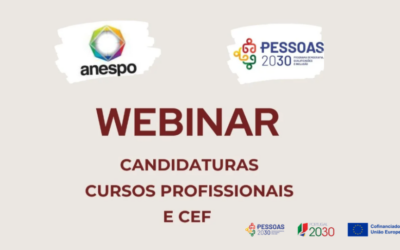 Webinar promovido pela ANESPO e PESSOAS 2030 destacou desafios e prioridades para 2026 nos apoios à formação de jovens