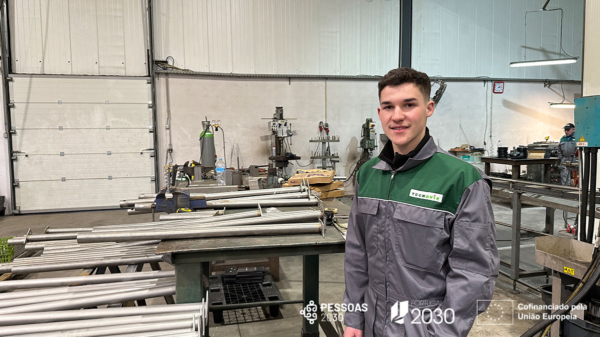 Cursos Profissionais – como a formação abre portas ao emprego - a história de Bruno Pereira